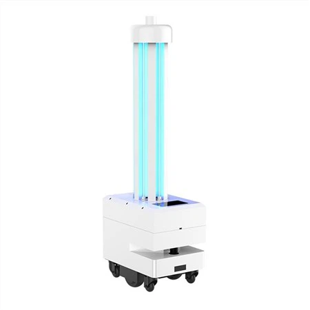 UVC dezinfekčný robot so štvorcovým dnom